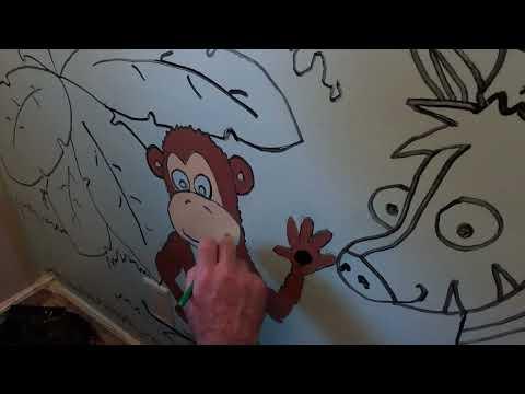 I Made an Epic Interactive Wall Mural for my Kiddo This Christmas