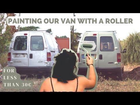 I Painted Our Van With a Roller And The Result Was Surprising! * LOWCOST *