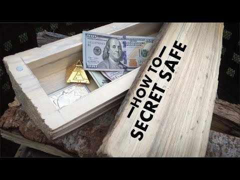 I Turned A Piece Of Firewood Into A Secret Hidden Safe // How To