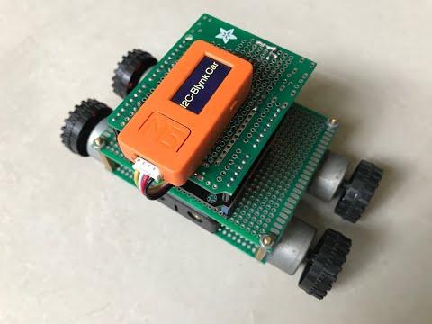 I2C Blynk Car With Attiny85 And M5StickC - Testing