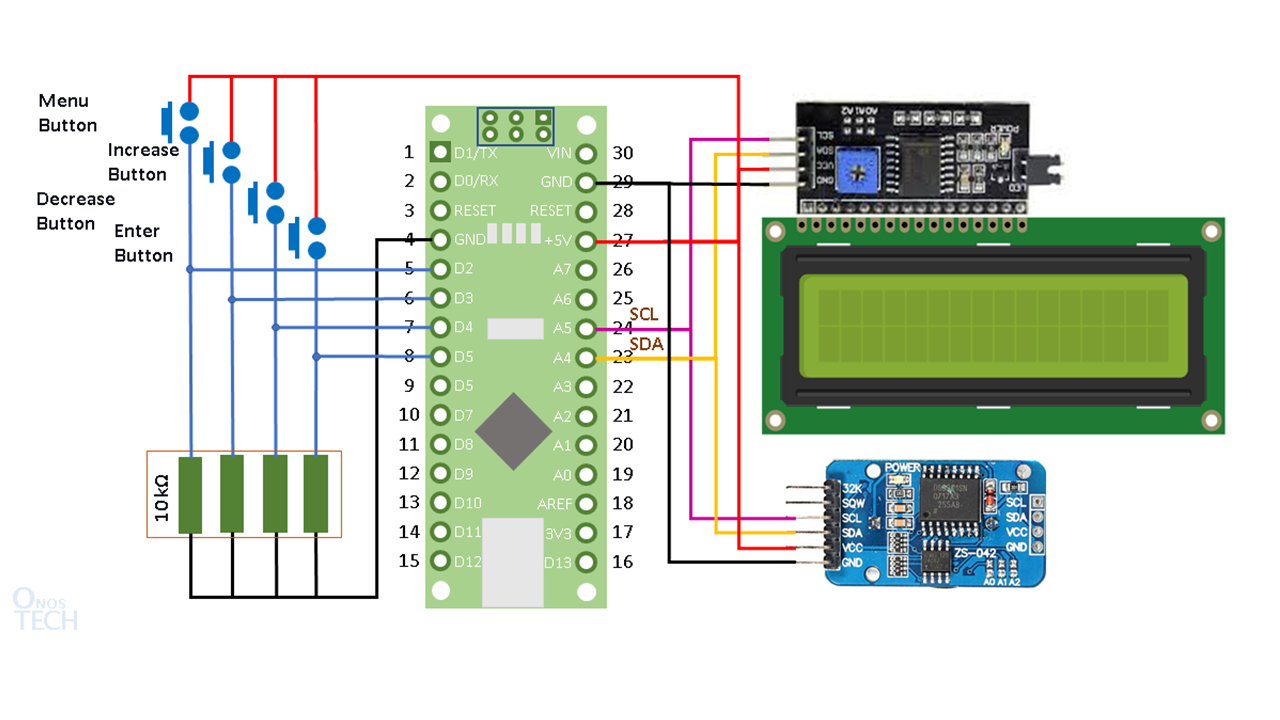 I2C LCD and DS3231 Real-Time Clock with LDmicroCircuit.png