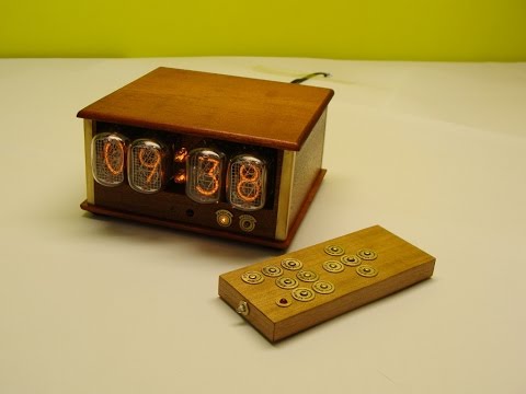 IN-12 nixie clock (mahogany &amp;amp; brass style)