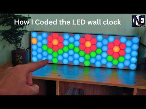 INTERACTIVE LED WALL &amp; CLOCK! (Arduino Project: Code Explained)