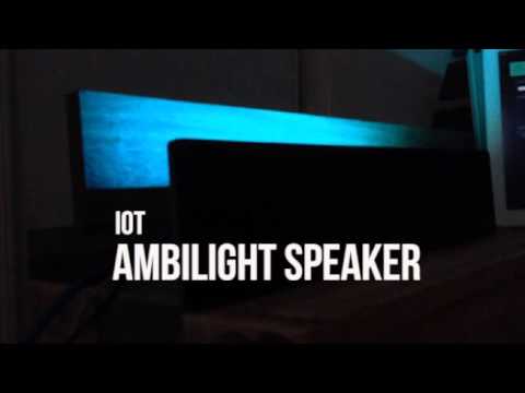 IOT Ambilight Speakers - Control lights with your iPhone/Android!