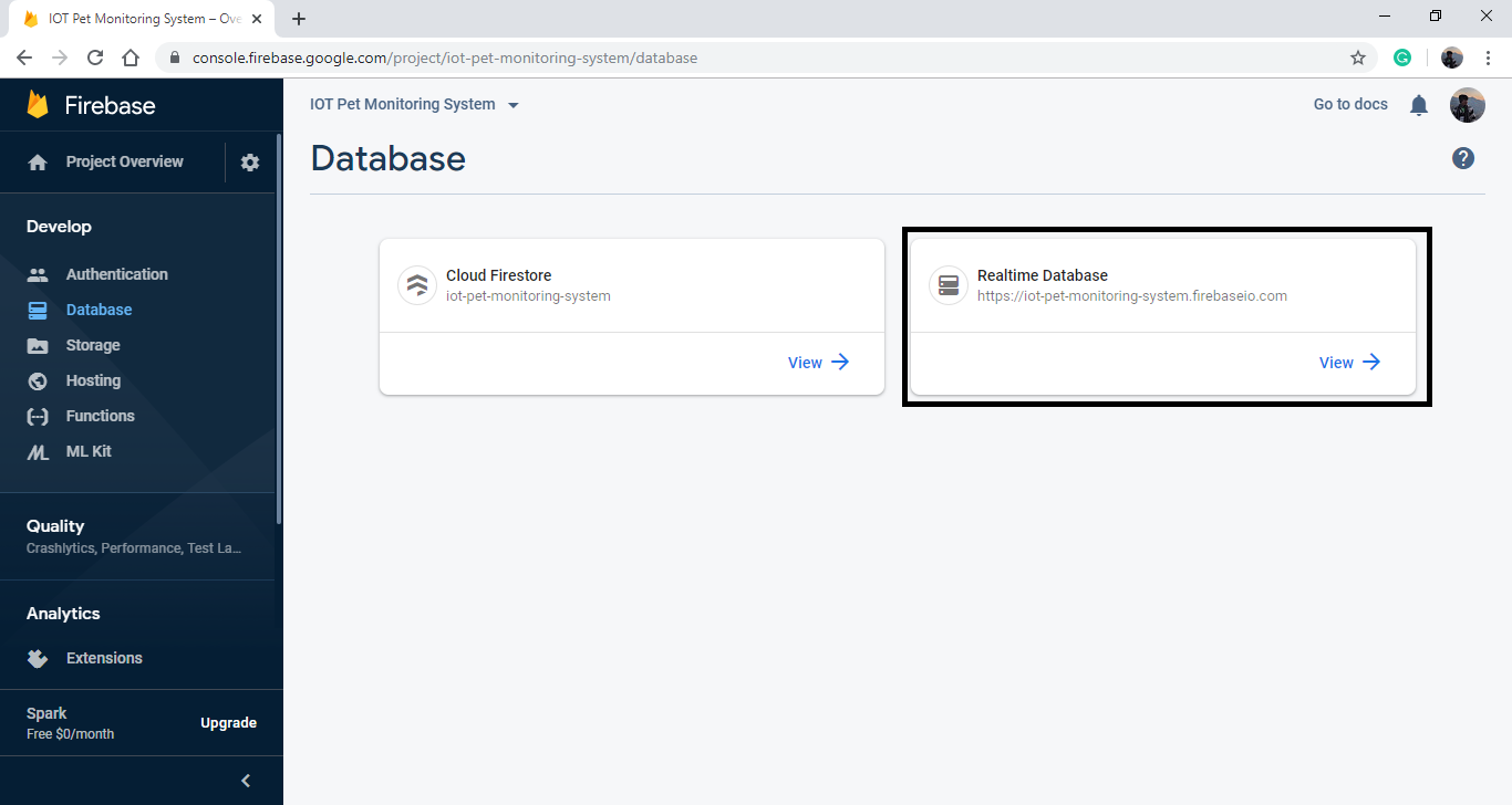 IOT Pet Monitoring System &ndash; Firebase &ndash; Firebase console - Google Chrome 12_1_2019 9_32_11 PM.png