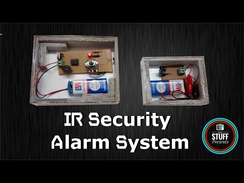 IR Based Security or Alarm system using LM358 with Light &amp;amp; Buzzer indication