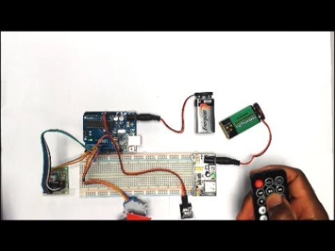 IR Remote Controlled Stepper Motor