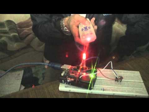 IR remote project with arduino(tv remote)