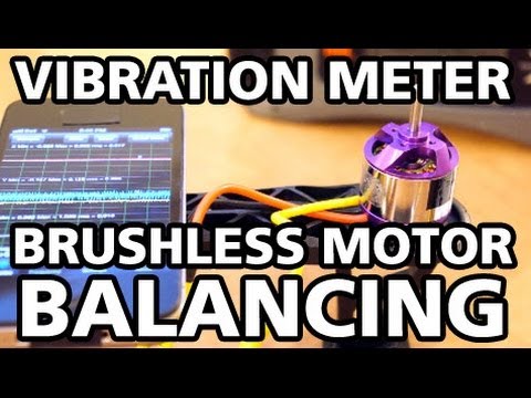 In depth video how to balance brushless motors using a vibration meter and tape - Ontaerial