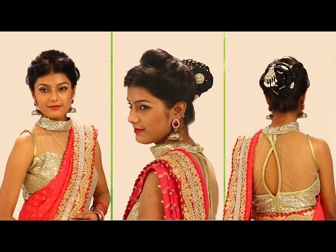 Indian Bridal Hairstyles Step By Step - Simple &amp;amp; Trendy Best Bridal Hairstyles for Wedding Brides