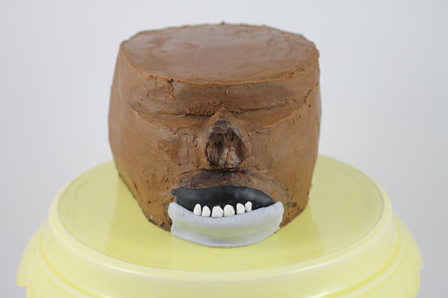 Indiana Jones Monkey Brain Cake Monkey Birthday Cake Boys add the teeth.jpg