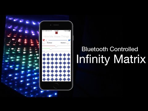 Infinity LED Matrix Mirror - Bluetooth Controlled: DIY