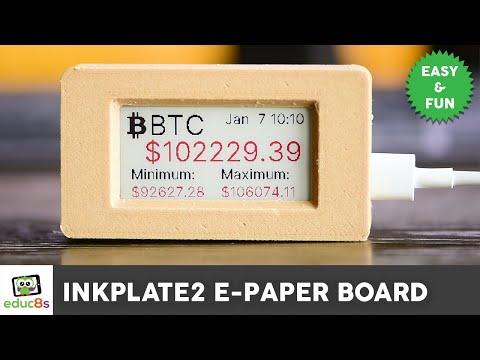 Inkplate 2 Review: Easy E-Paper Display Projects with ESP32 | Arduino Tutorial