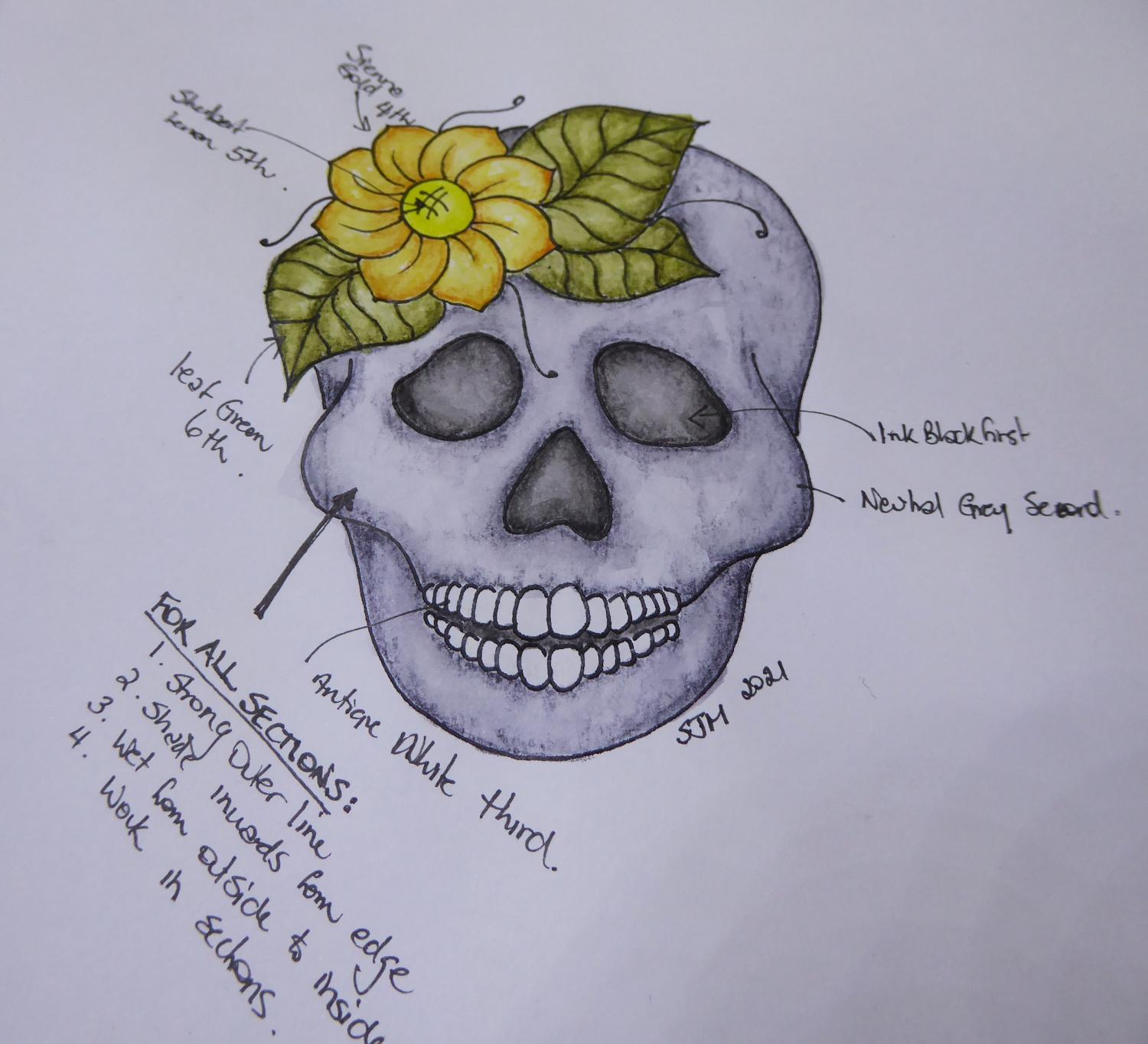 Inktense skull stitchery 4.JPG