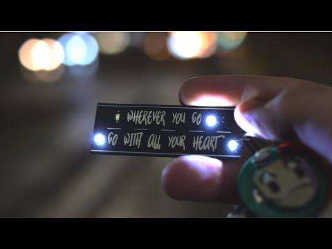 Inspirational PCB Keychain