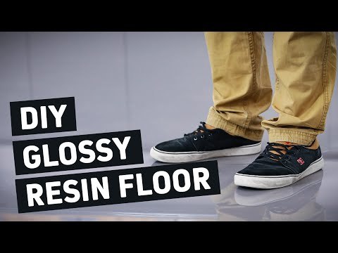 Install Your Own Glossy Resin Floor