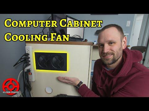 Installing a Computer Cabinet Ventilation Fan for Better Cooling