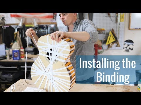 Installing the Binding (Ep 19 - Acoustic Guitar Build)