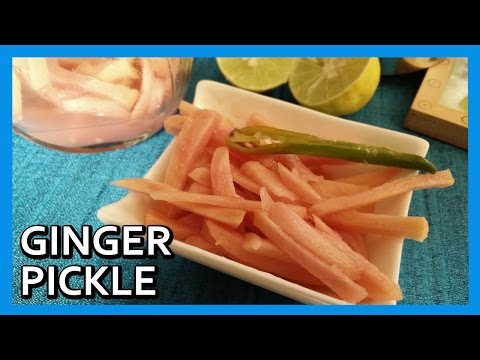 Instant Ginger Pickle | Adrak Ka Achar | Pickle Recipe by Healthy Kadai