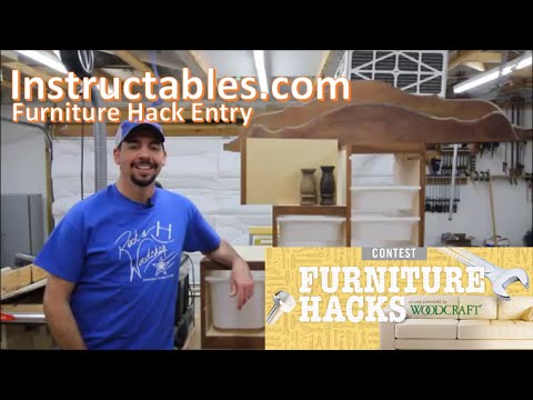 Instructables.com Furniture Hack Contest Entry: Headboard to IKEA Toy Storage Cabinet Build