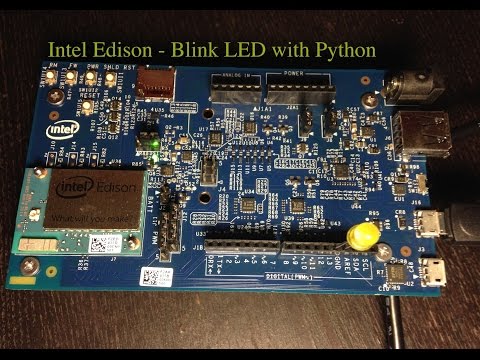 Intel Edison - Blink LED with Python