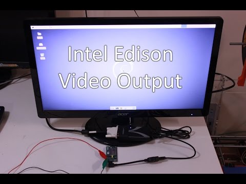 Intel Edison Video Output External Display using Display Link