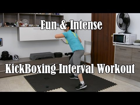 Intense Full Body Kickboxing Interval Cardio Workout