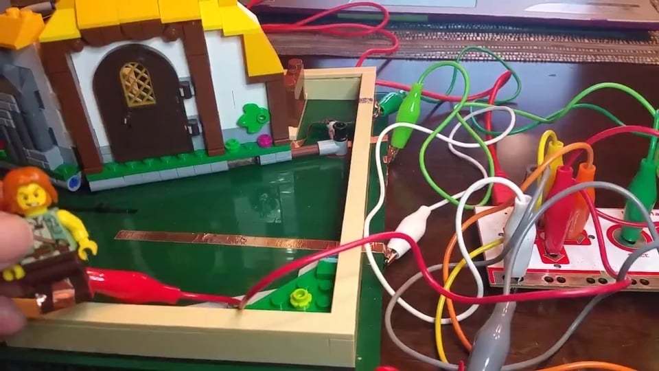 Interactive Lego Pop-Up Book With Makey Makey (Woodsman)