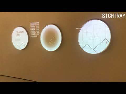 Interactive touch projection wall