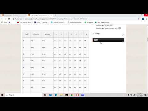 Interfacing of 7segment with PIC Microcontroller: