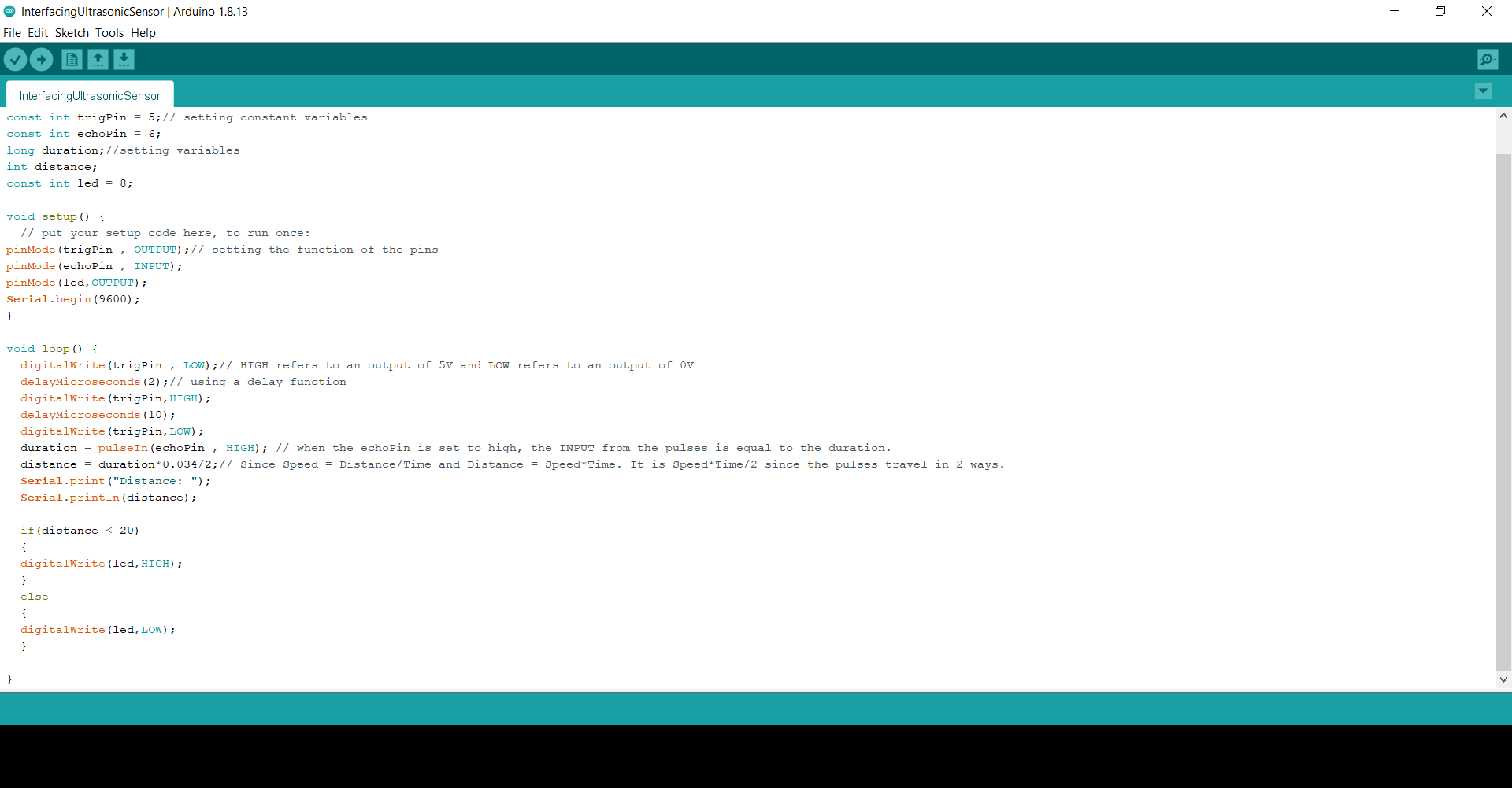 InterfacingUltrasonicSensor _ Arduino 1.8.13 18-03-2021 08_49_13.png