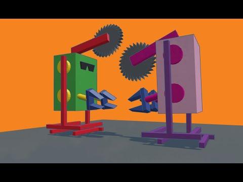 Intro to Tinkercad Sim Lab - Lesson 8: Simple Walking Robot