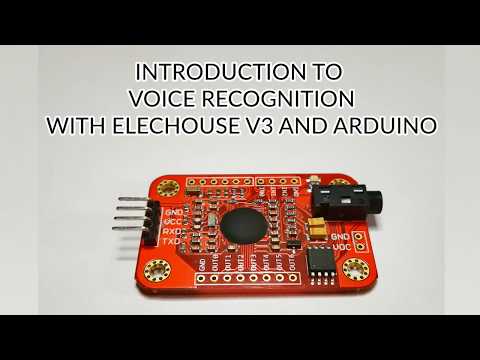 Introduction to voice recognition with elechouse v3 and arduino.