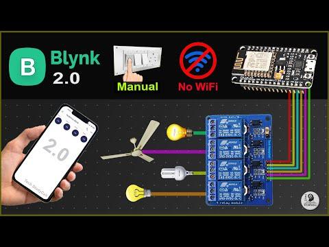 IoT based Home Automation project using NodeMCU ESP8266 and New Blynk app | ESP8266 Projects 2021