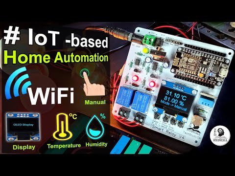 IoT based Home Automation with Blynk and NodeMCU control Relay | Real-Time Feedback