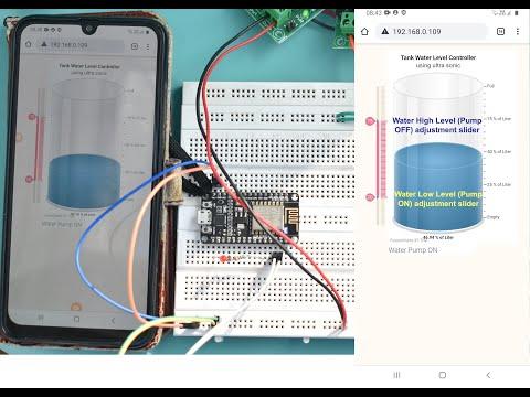 Iot water level Controller using Ultrasonic sensor