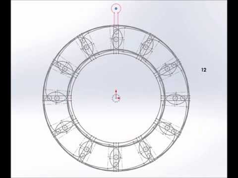 Iris Mechanism - Solidworks Kinematics Sketch