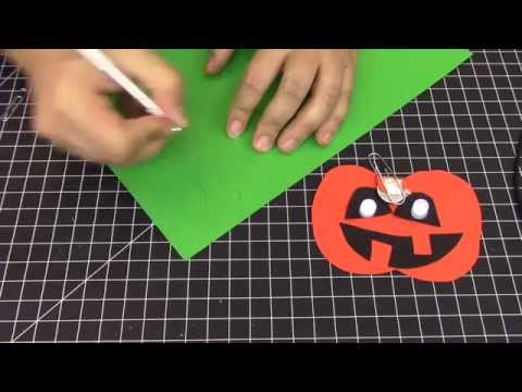 Jack-O-Lantern LED Paper Craft