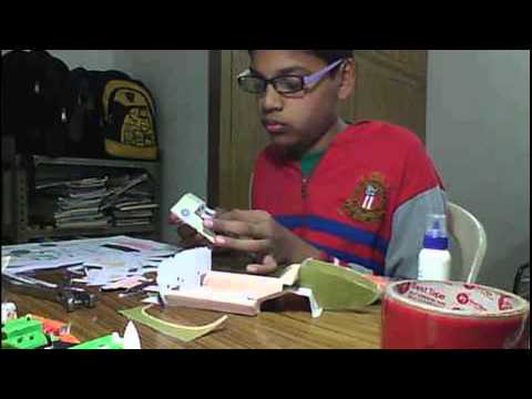 Jaguar E Type Paper Craft Making Part1