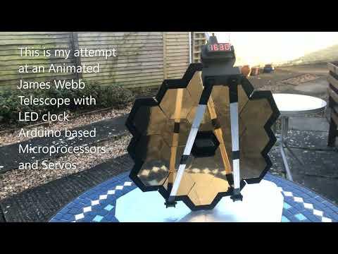 James Webb Telescope DIY LED Clock