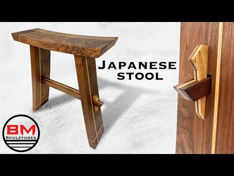 Japanese Stool with Tusk &amp;amp; Tenon Joint // My VERY FIRST time using Joinery in Woodworking