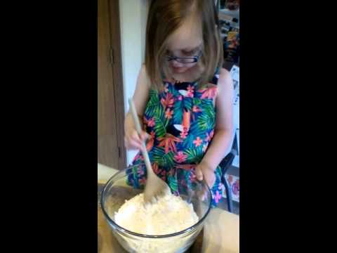 Jelly drop batter mixing