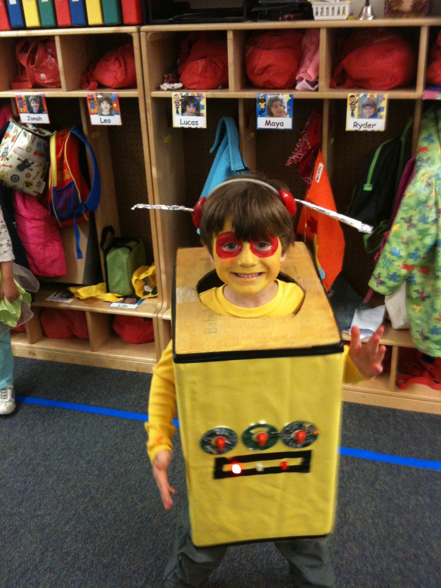 Jonah in class wirh robot costume.jpg