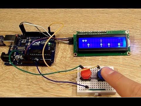 JumpMan Game Arduino HD44780 i2c