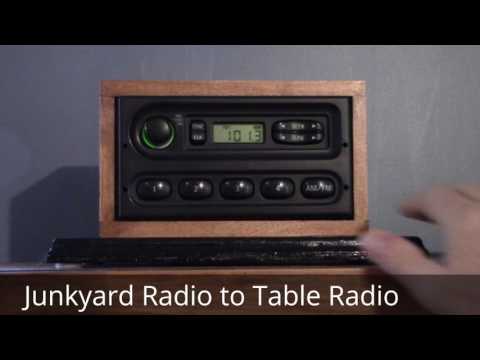 Junkyard Radio to Table Radio