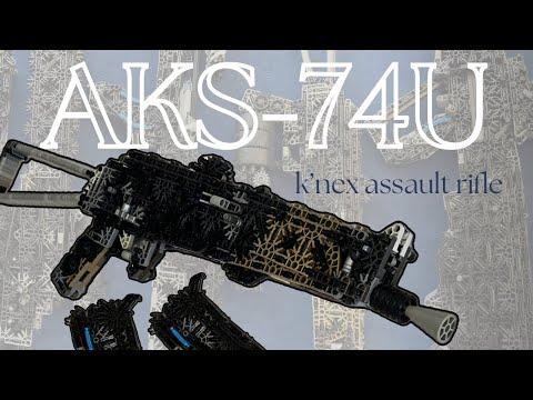 K'NEX AKS-74U | integrated pin assault rifle | gun instructions