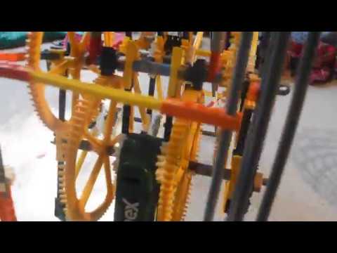 K'nex Flywheel Powered Ping Pong Ball Machine Gun