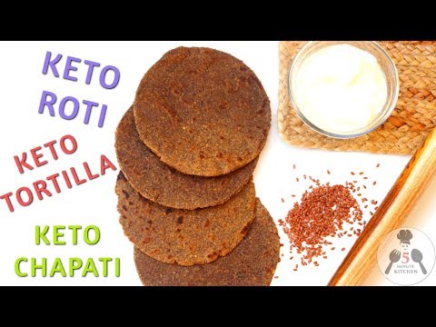 KETO ROTI (KETO CHAPATI) | INDIAN KETO RECIPE | 5-Minute Kitchen