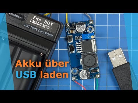 Kamera Akku &amp;uuml;ber USB laden - Ladeger&amp;auml;t von 230V auf 5V USB Stromversorgung umbauen