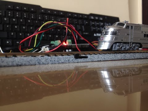 Keyboard controlled model train layout(V 2.5) | PS/2 interface | Arduino based